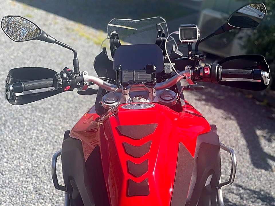 Cockpit, looking over the tank